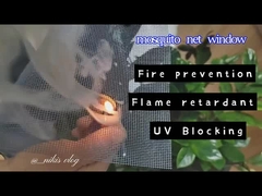 Ecrã de insectos de fibra de vidro revestido em PVC preto padrão 18*16