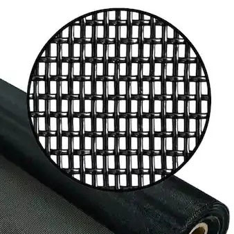 280 g/m2 tela de malha PET 0,35 mm Diâmetro de fio Rolo de tela leve 100m comprimento