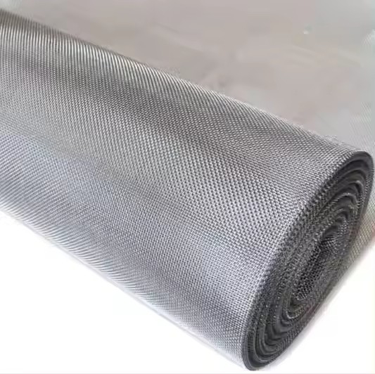 2.2kg-3.5kg Tela de insectos de aço inoxidável de tecido simples para fácil instalação e resistência ao fogo