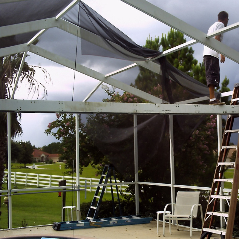 0.013 polegadas de fio de diâmetro piscina e Patio Screen anti-ferrugem para jaulas de piscina