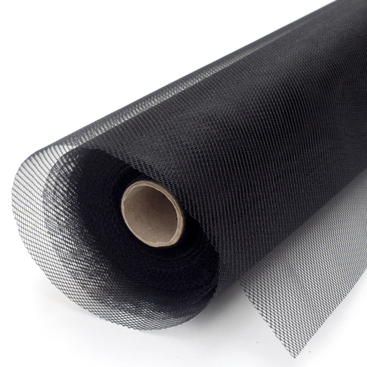 6ft-9ft comprimento carvão PVC fibra de vidro rol de tela de inseto com 0,33mm de diâmetro de fio fácil de instalar
