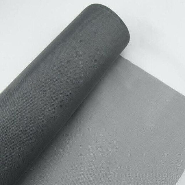 Ecrã de pátio de PVC de fibra de vidro de carvão com proteção UV resistente a pragas