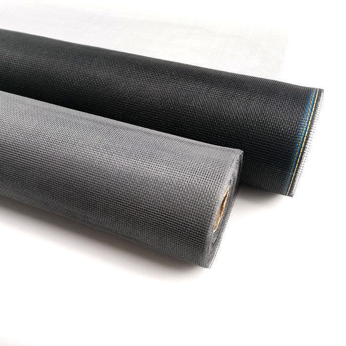 Tela de vidro de fibra de vidro com PVC 0,28mm Dia de fio para proteção doméstica