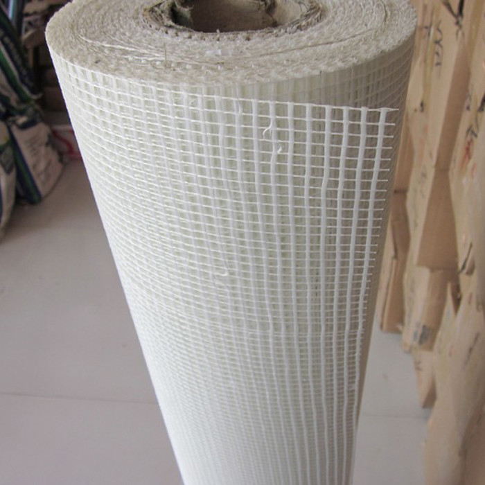 Rolo de parede de malha de reforço de fibra de vidro 1,2 m Cor verde 800N Resistência à tração