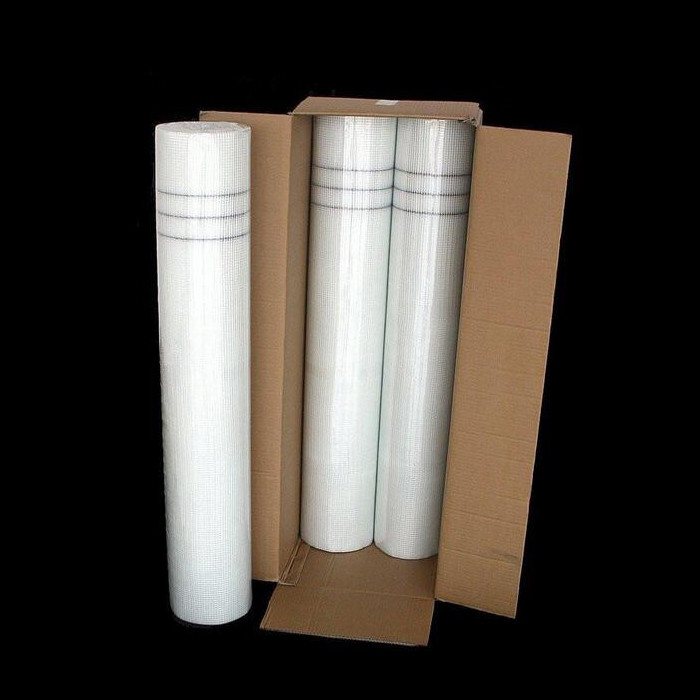 Folhas de malha de fibra de vidro de buracos quadrados em cores revestidas vibrantes com resistência à água