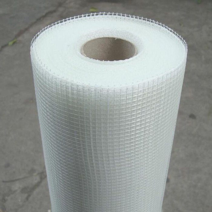 Tecido de malha de fibra de vidro branco C / tecido de malha de fibra de vidro para parede 50m-200m comprimento resistência à água