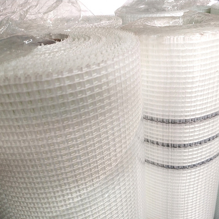 Rolo de malha de fibra de vidro forte para parede Várias cores Alta resistência à tração