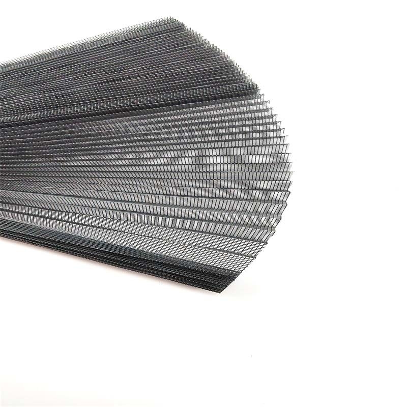 14 mm de altura plissada Plissé tela de insetos poupando espaço com baixa manutenção com 0,5-3,5m Plissé largura