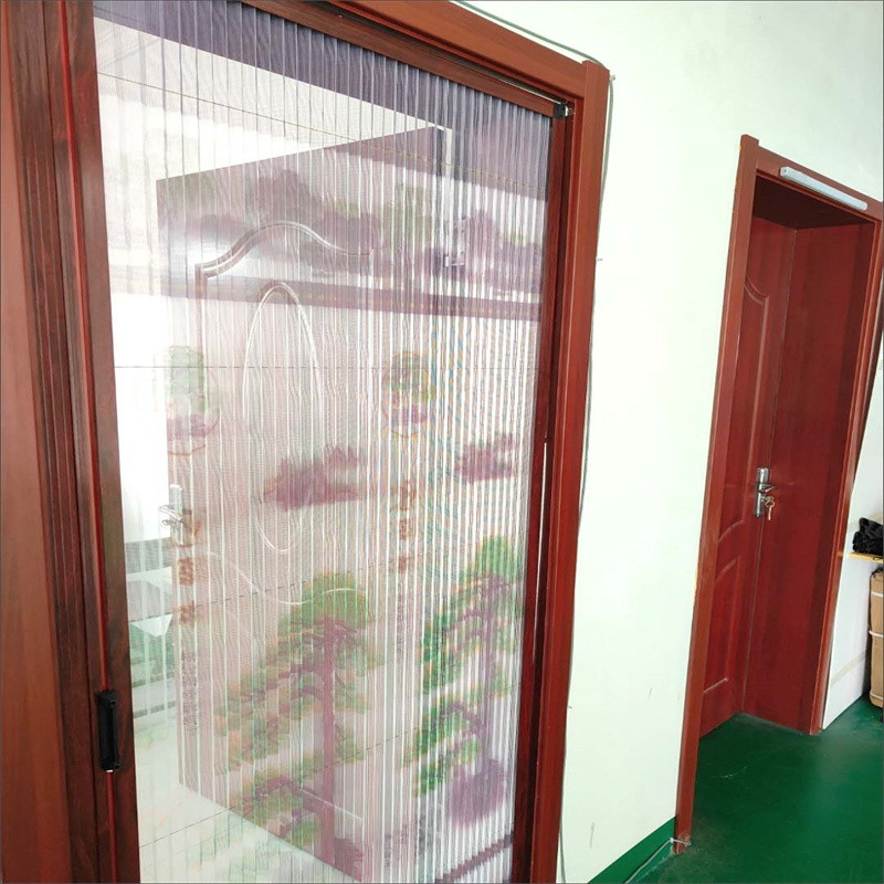1 mm Preta Plissé Insecto Screen Anti-Vento Insecto Rede de Janela Para Ar Limpo Casa Limpa