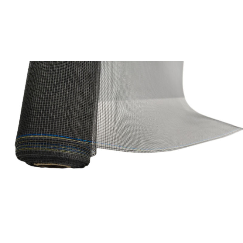 Rede de proteção de janelas revestida com fibra de vidro de PVC de malha 18*16 de tecido simples para durabilidade prolongada