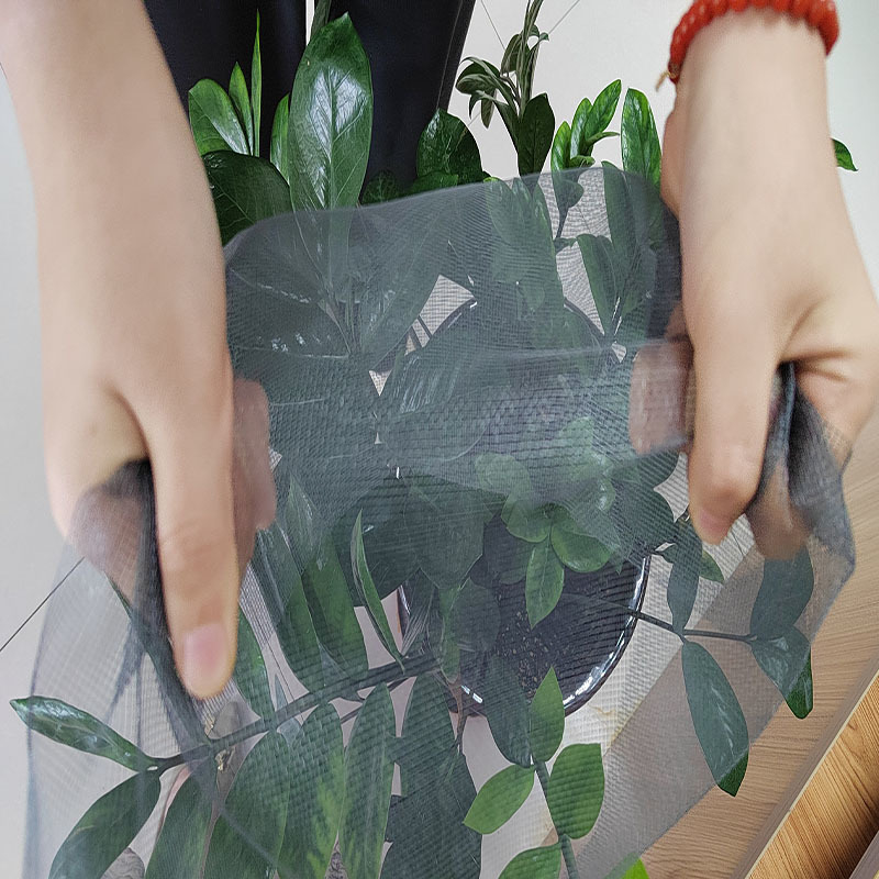 Tela de janela à prova de mosquitos com revestimento de PVC personalizada para porta do quarto com revestimento laranja