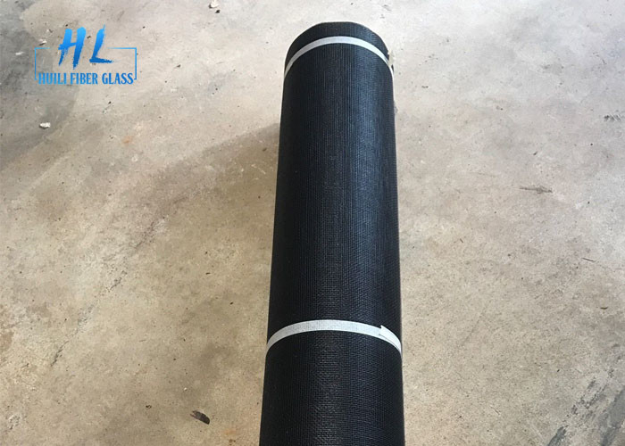 Cor do preto da malha da tela da janela da fibra de vidro do tamanho de malha 18*16 120g