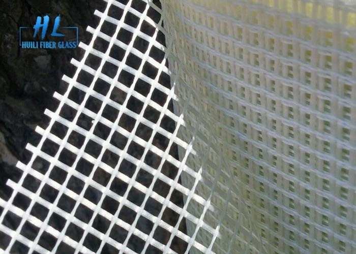 cor branca resistente de alta temperatura da rede da malha da fibra de vidro de 5*5MM