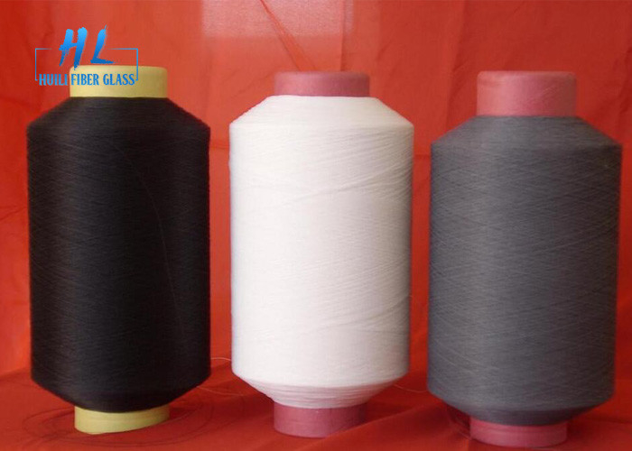 o PVC preto de 0.25mm revestiu o fogo do fio da fibra de vidro - retardador para a tela de tecelagem do inseto