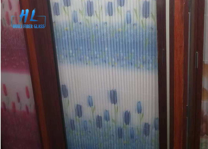 Tela cinzenta do inseto do Plisse da cor com a bons oxidação/fogo da ventilação do ar - resistentes