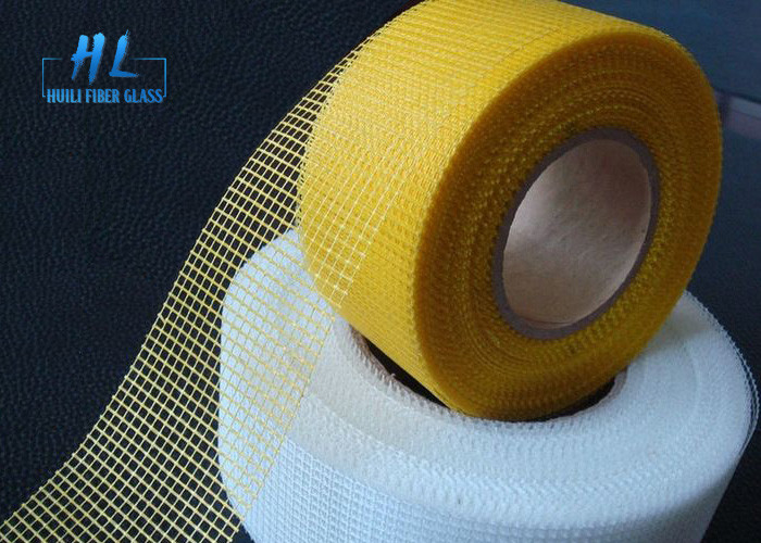 Faixa de fibra de vidro de tecido simples resistente a álcalis de comprimento de 50 m com resistência ao calor até 500 ° C