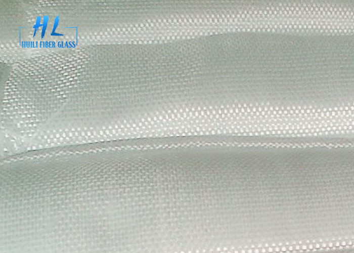 Tecido de fibra de vidro branco revestido com silício E 200 gm Tecido simples para aplicações industriais
