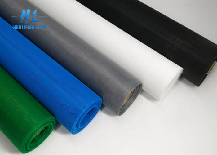 Rolo de malha de tela de inseto preto resistente aos raios UV 20-300m comprimento 0,8-2,5m