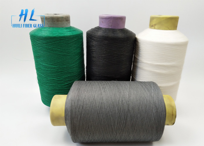 Excelente resistência à água 34tex 1/0 Fios de fibra de vidro de PVC para Spray Up Roving