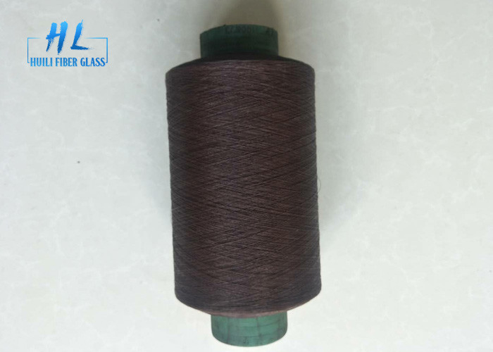 34 Tex 1/0 Fibra de vidro revestida de PVC com excelente resistência à água para embalagens de cartão