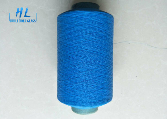Excelente resistência à água E vidro 34tex 1/0 fio de fibra de vidro revestido de PVC em embalagem de cartão