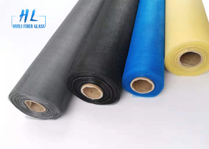 fogo cinzento da cor da fibra de vidro 14*12 - malha resistente do mosquito da fibra de vidro
