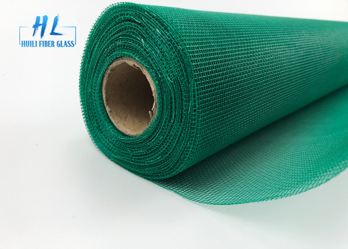 18*16 malha da tela da mosca da tela da janela da fibra de vidro da malha 120g com cor verde