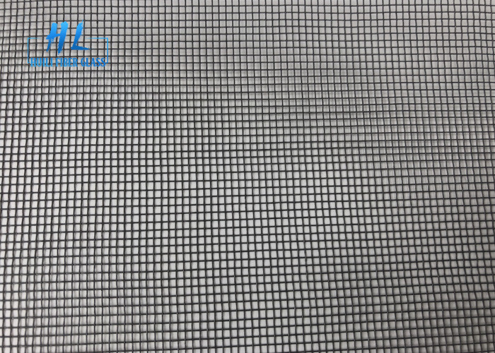 o PVC de 48ft*100ft revestiu a cor 18*16 do preto da malha do mosquito da fibra de vidro 105g