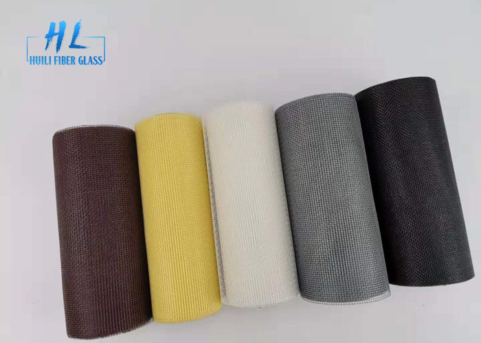 malha do mosquito da fibra de vidro da cor de 3ft 4ft 5ft*100ft Brown para a tela da janela