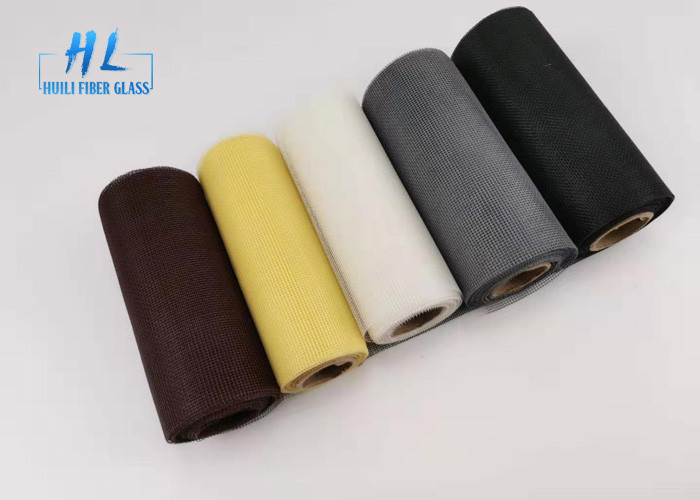 malha do mosquito da fibra de vidro da cor de 3ft 4ft 5ft*100ft Brown para a tela da janela