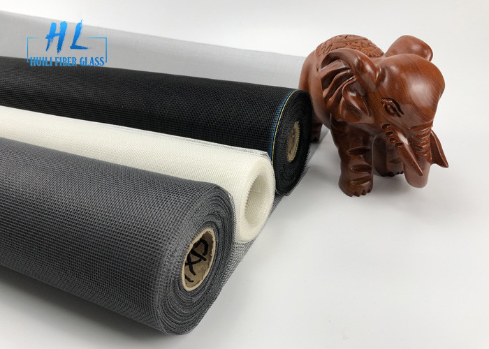 3ft*100ft Roll 115g Fibra de vidro de cor preta Fly Screen para janela