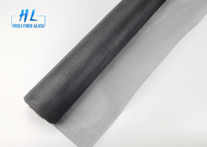 0.011 polegadas de fibra de vidro de tecido simples Fly Screen com ampla gama de largura e cores padrão