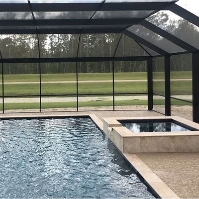 18 x 14 Tela de tecelagem para recinto de piscina