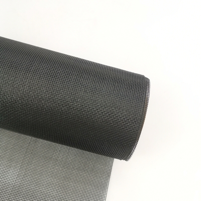 280 g/m2 Rolo de tela de malha PET preto ou cinza de 1 a 3 m de largura de 30 m a 100 m de comprimento