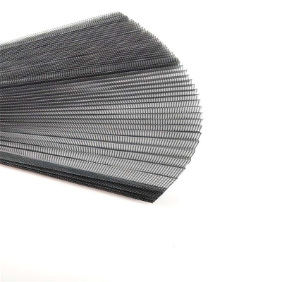 14 mm de altura plissada Plissé tela de insetos poupando espaço com baixa manutenção com 0,5-3,5m Plissé largura