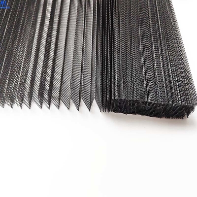 Tela de mosca plissada de design moderno com resistência ao fogo e resistência a UV