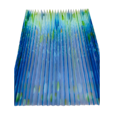 Entrega rápida 100cm largura UV resistente Plissado Fly Screen para Balcão Windproof Screen