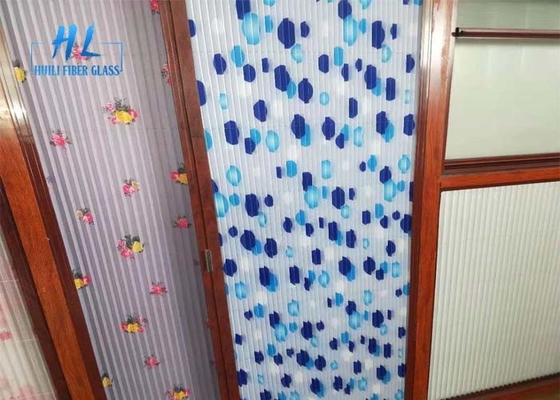 Ecrã de insetos de poliéster personalizado para janelas e portas com altura de dobragem ajustável