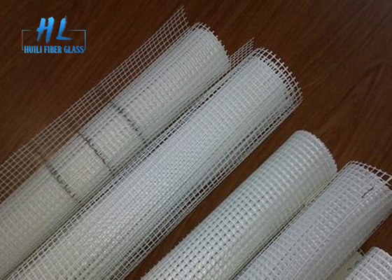 Rede de fibra de vidro colorida / malha de fibra de vidro para 200m de comprimento rolos C vidro 5 * 5mm buracos quadrados