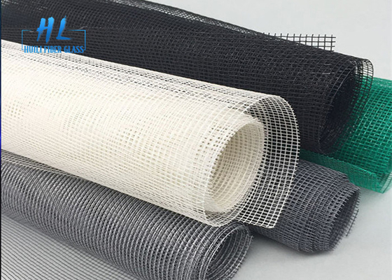 Fibra de vidro Anti-polvo Mosquito Mesh Rolls Plain Weave