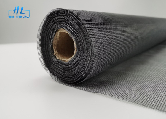 1.2m * o PVC cinzento da tela da mosca da fibra de vidro da malha do rolo 18*16 de 30m revestiu