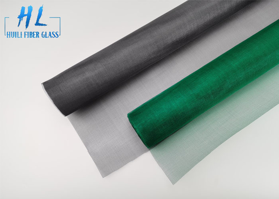 Tela cinzenta verde da janela da fibra de vidro 16*14 para o produto do inseto da proteção